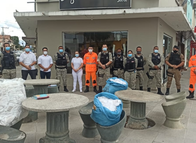 Prefeitura de Almenara começa a distribuição de 30 mil máscaras gratuitas para prevenção à COVID-19